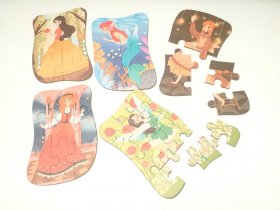 Set 5 puzzle in cutie metalica_Printese