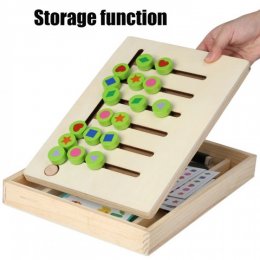 Tabla eductiva 2 in 1- Labirint din lemn si tabla magnetica